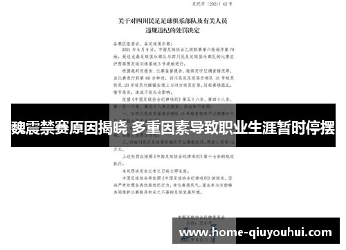 魏震禁赛原因揭晓 多重因素导致职业生涯暂时停摆